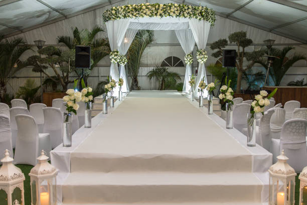 istock Jewish Hupa , wedding putdoor . 937186924