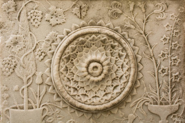 istock Ottoman marble carving art detail 937193462