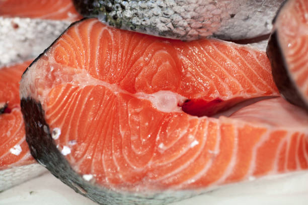 istock frozen red fish steaks in a market 937196616