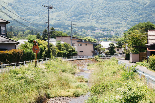 istock River and countryside view in Yufuin, Japan 937199272