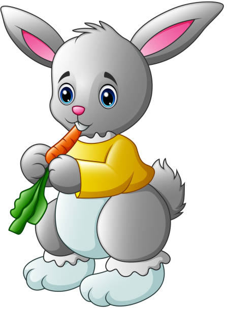270+ Rabbit Eating Carrot Stock Illustrations, Royalty-Free Vector ...