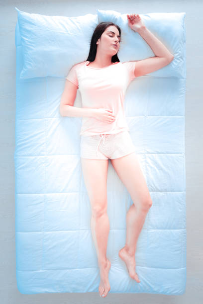 istock Relaxed female having sound sleep 937229922