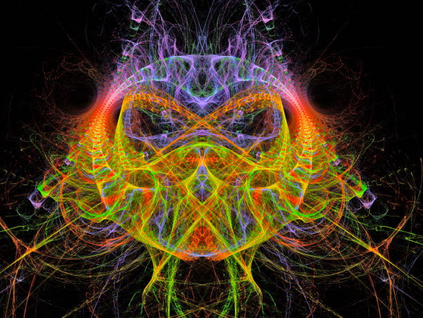 istock Graphic Design. Magic energy multicolored fractal. 937244566