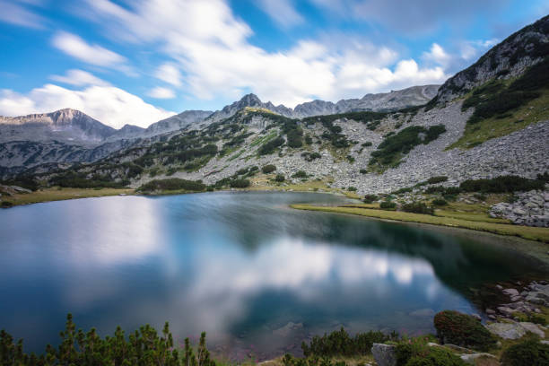 Beautiful lake in mountains
