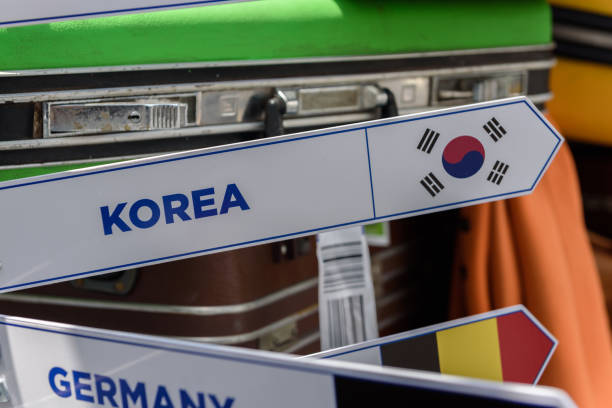 travel bag with Korea lable