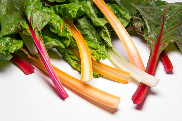 istock Rainbow swiss chard, mangold beetroot leaves 937250750