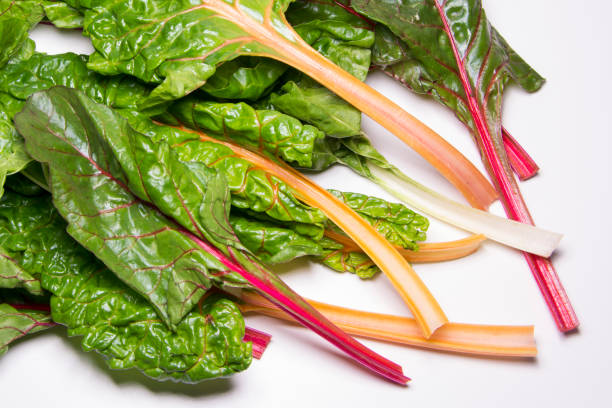istock Rainbow swiss chard, mangold beetroot leaves 937250870