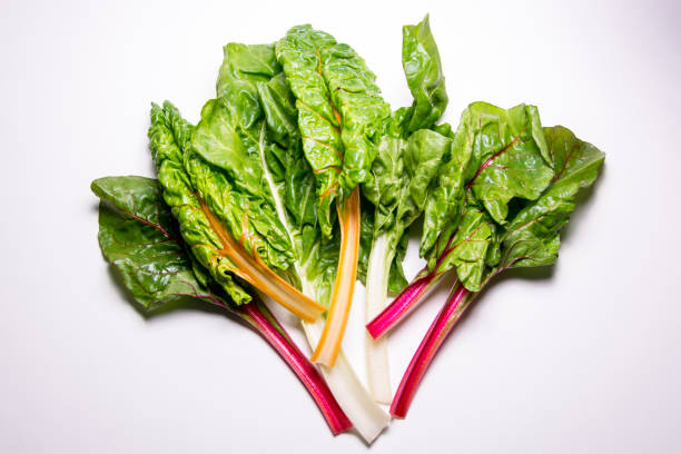 istock Rainbow swiss chard, mangold beetroot leaves 937252370