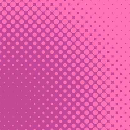 Pink abstract halftone dot background pattern template