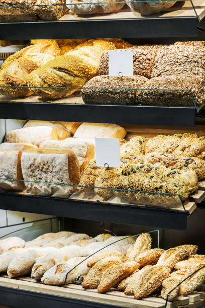 istock freshly baked bread and bakery products on the counter 937270218