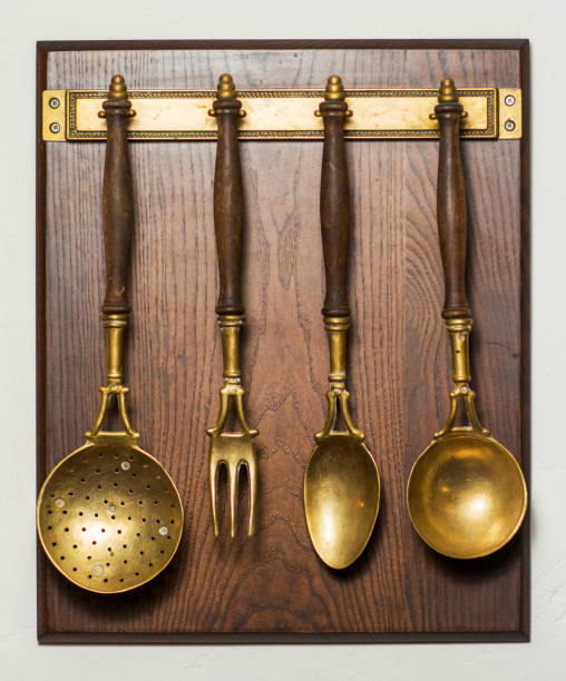 istock Old kitchen appliances on a wooden board 937278838