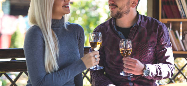 istock Couple toast with wine 937282892