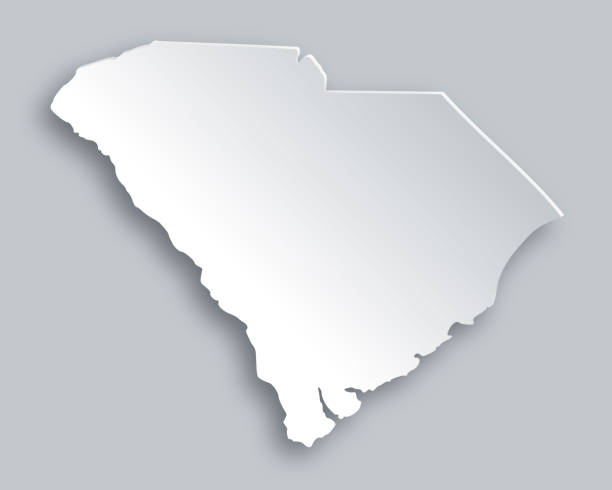 Sc Map Shape 1,400+ South Carolina Map Outline Stock Photos, Pictures & Royalty-Free ...