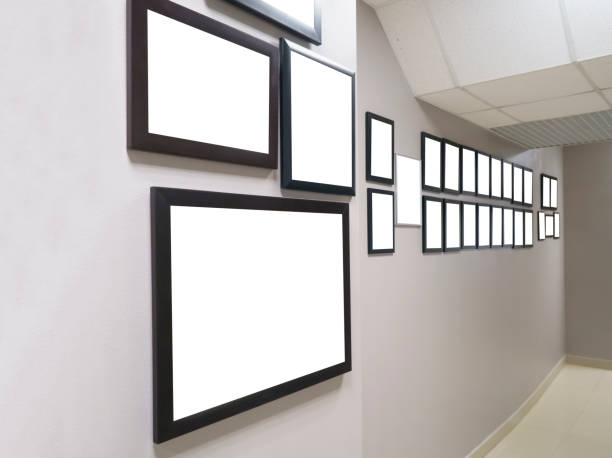 istock Diplomas and awards in the framework hang on the wall 937295470