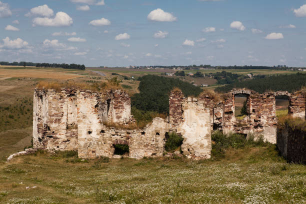 istock Castle ruins in Pidzamochok, Ternopil region 937295798