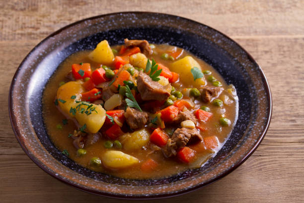 istock Traditional Irish lamb stew. Nutritious savory dish, popular in Ireland 937298886