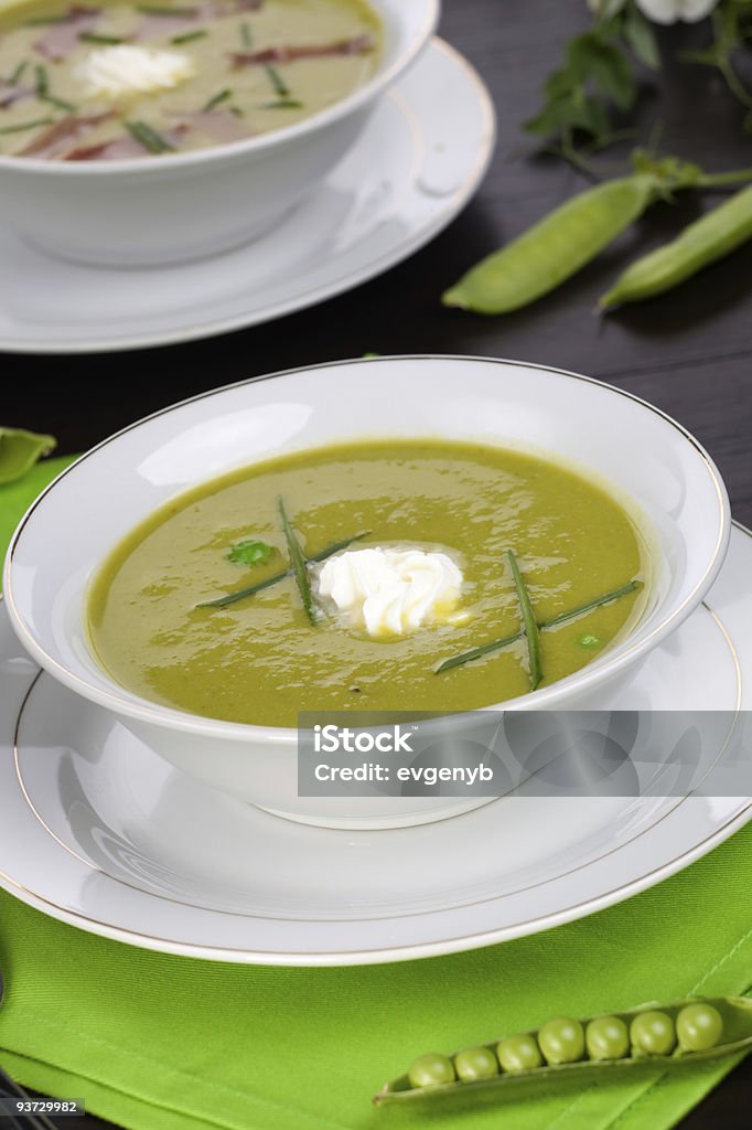 Pea soup  Appetizer Stock Photo