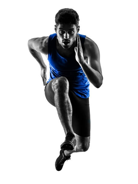 istock runner sprinter running sprinting athletics man silhouette isola 937314614