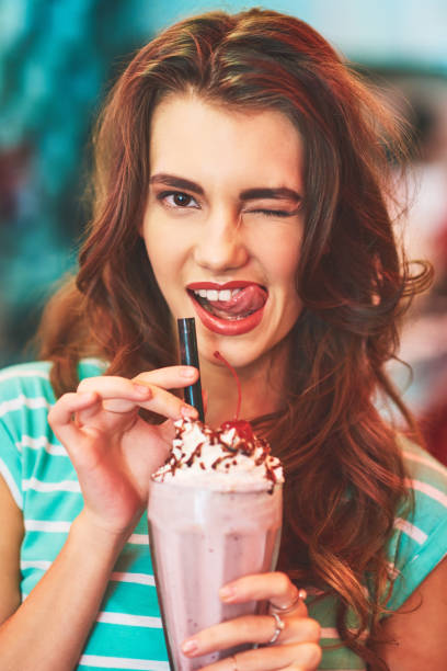istock Mmmm now that was a yummy milkshake 937323032