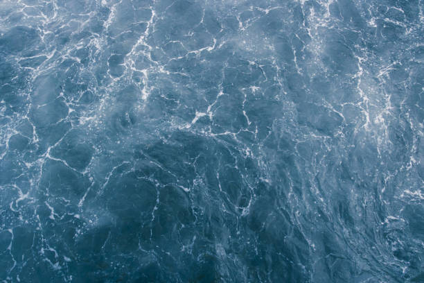 istock Abstract blue sea water with white foam for background, beautiful natural summer background, pattern concept 937338654