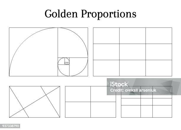 Composition Proportion Guidelines Stock Illustration - Download Image ...