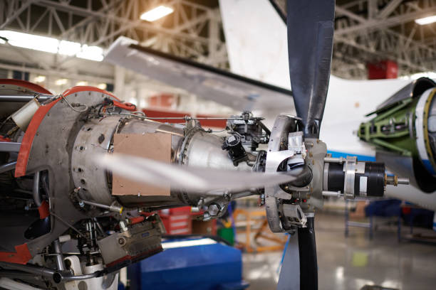 istock Aircraft in the hangar 937356754