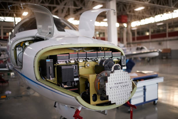 istock Aircraft in the hangar 937360000