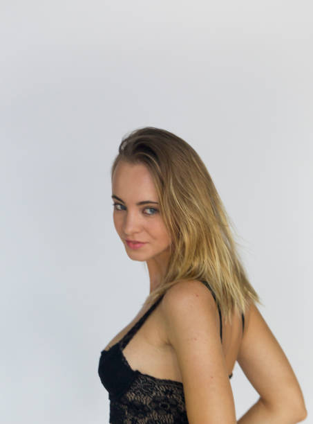 istock Young ukranian woman posing in studio at istanbul turkey 937360702