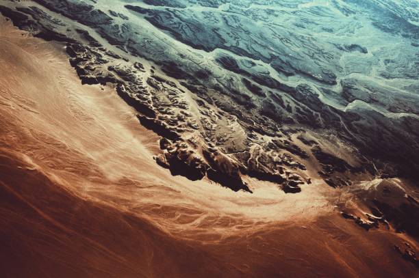 istock Aerial View Of A Desert 937363054