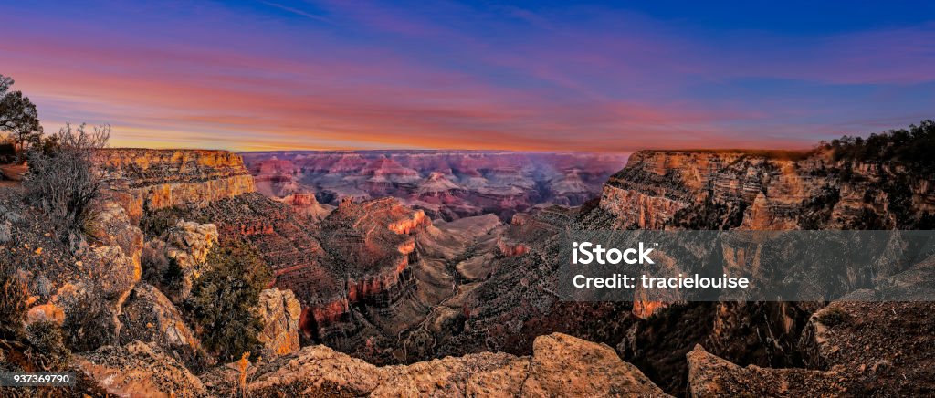 The Grand Canyon Arizona Dawn at the Grand Canyon Grand Canyon Stock Photo
