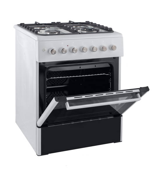 gas cooker isolated on white