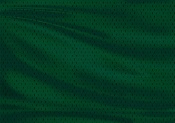 sport texture background dark green dark green textile background, illustration sports jersey stock pictures, royalty-free photos & images