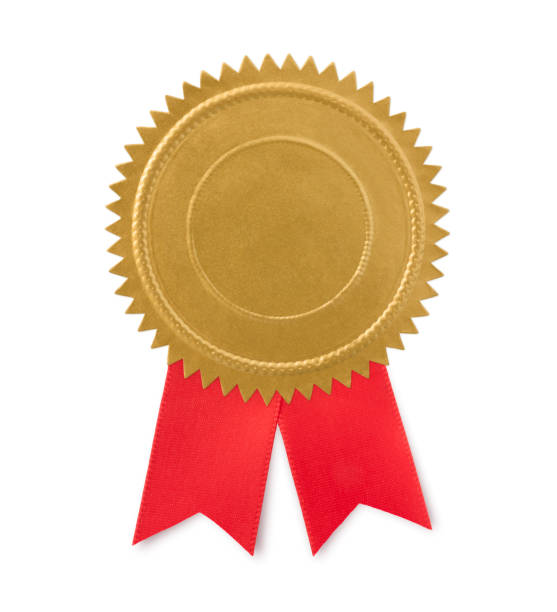 istock Vintage Gold Seal with Ribbon 937439964