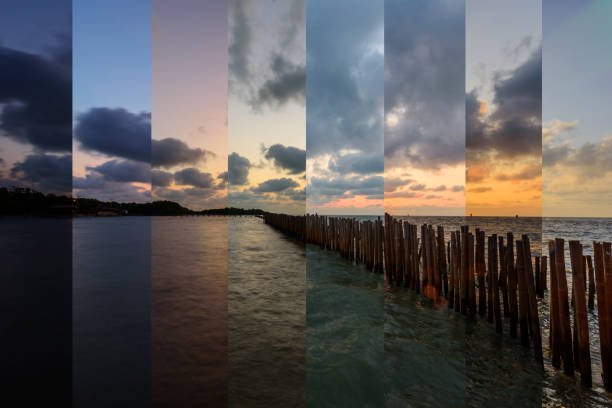 istock Waves fence attack of the sea 937443338