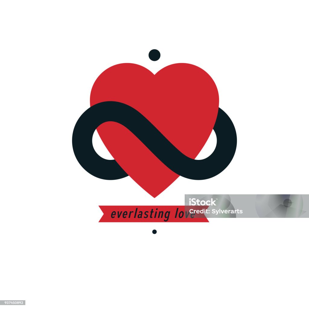 Infinity Loop Love Infinite Love Concept Vector Symbol Created With Infinity Loop Sign And ...