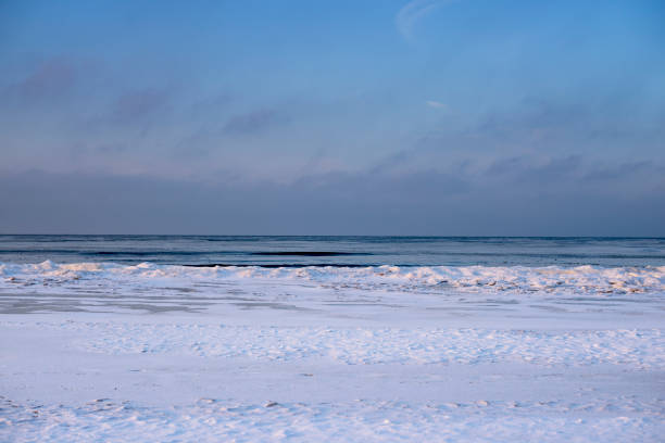 istock Winter evening at the sea coast, Latvia 937459148