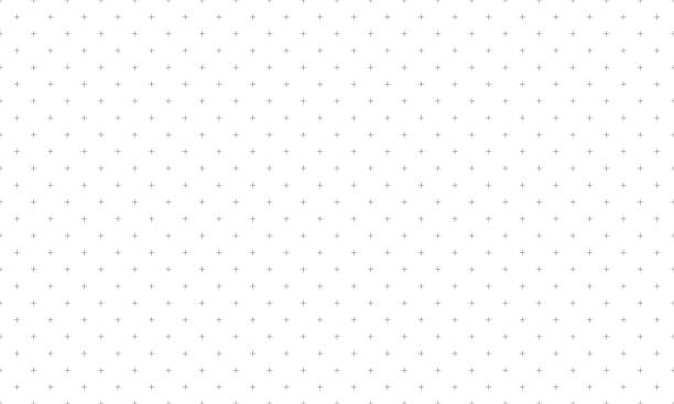 Cross pattern seamless gray on white background. Plus sign abstract background vector. Cross pattern seamless gray on white background. Plus sign abstract background vector. cross stock illustrations