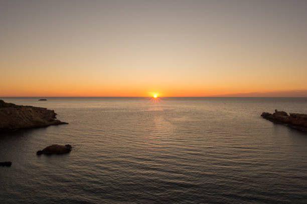 istock Sunrise at the Cala Sa Punta in Ibiza 937463224