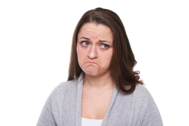 istock funny young sad woman 937466414