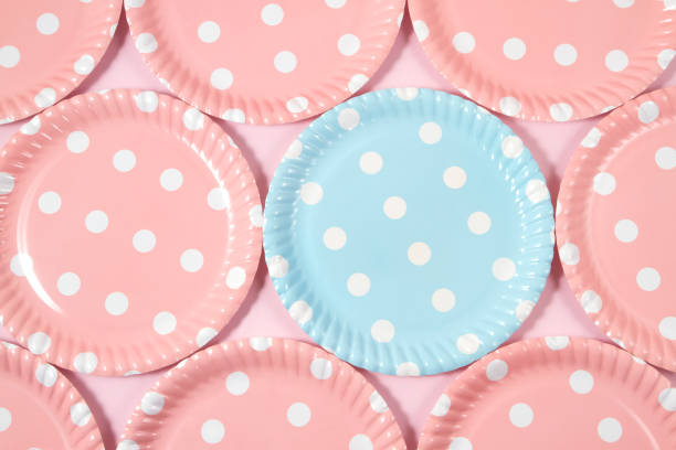 Pastel Coloured Paper Plates