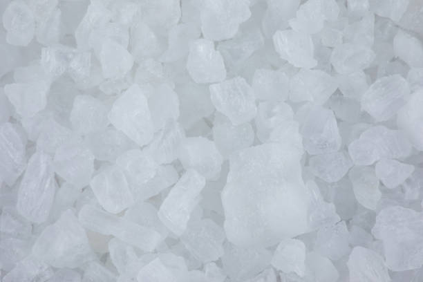 istock Sea salt crystal background or texture 937495234