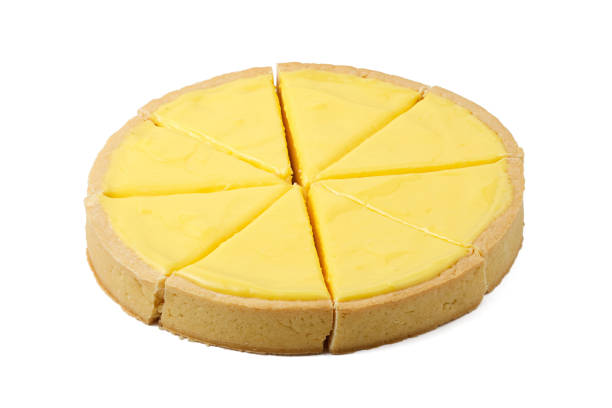istock Lemon tart on a white background isolated 937527772
