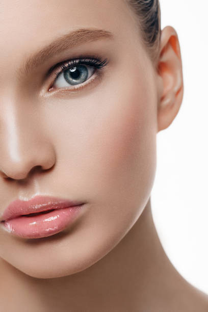 istock Beautiful woman with natural make-up 937539228