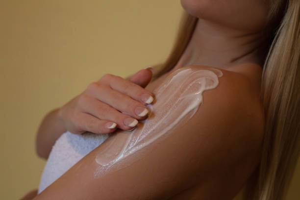 istock Skin treatment at home. 937539608