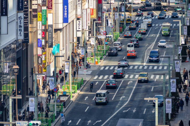 Street scene in Tokyo, Japan