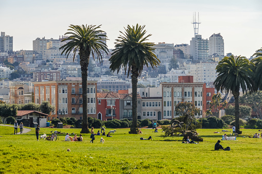 Fort Mason public park in San Francisco