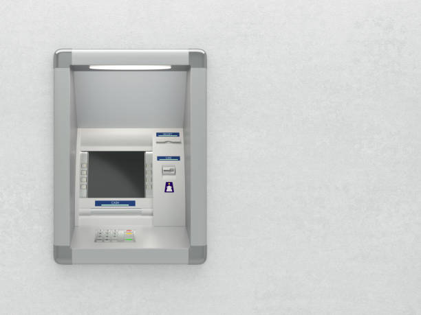 bankomat na zdi - dluh finance fotky - stock snímky, obrázky a fotky