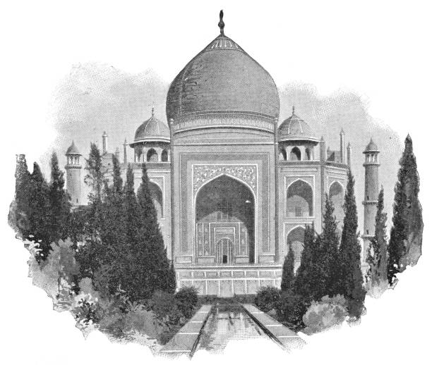 istock The Taj Mahal in Agra, India - British Era 937553382