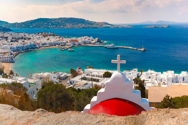 istock Mykonos City, Chora on island Mykonos, Greece 937555824