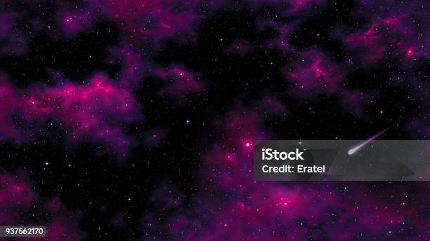 Deep Space Stock Illustration - Download Image Now - Outer Space, Galaxy, Backgrounds